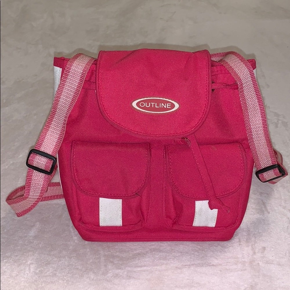 Pink mini backpack (bag)